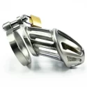 Klatka na penisa Bon4 Stainless Steel Chastity Cage Medium / Large - Hinged.