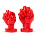 Korek analny w kształcie dłoni FF Plug 1 - Red.