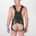 Neoprene open crotch wrestling - camo - l