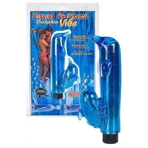 Wodoodporny wibrator w kształcie delfinka Dual G-Spot Dolphin Hin