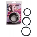 Pierścienie erekcyjne Cock Rings Black Steel