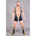 Renegade singlet - black/yellow - xl
