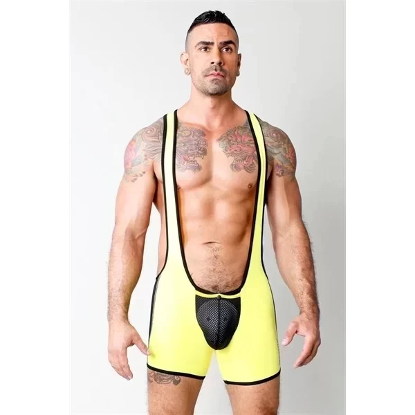 G-force singlet - yellow - m