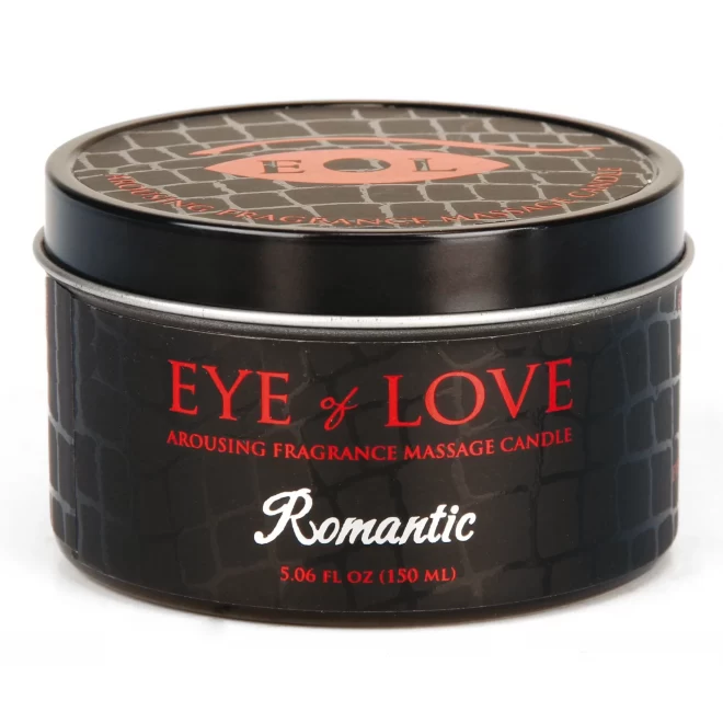 Świeca do masażu EYE OF LOVE Pheromon-Massage Kerze - Romantic 150ml