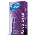 Cienkie prezerwatywy XL Manix King Size 12 st.