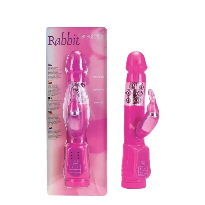 Rotacyjny wibrator z króliczkiem Perfect Vibe Rabbit