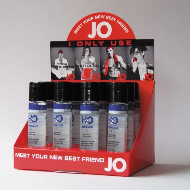 Box lubrykantów na bazie wody, 12x30ml, System Jo H2O