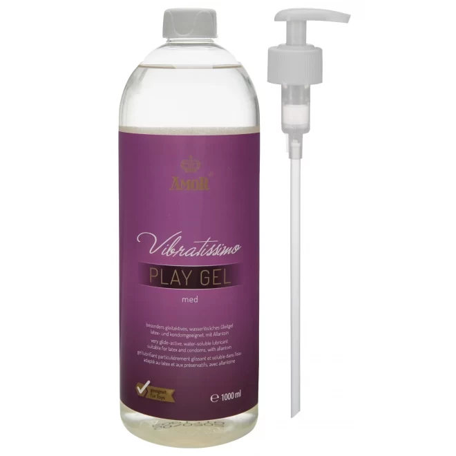Vibratissimo play gel med 1000 ml