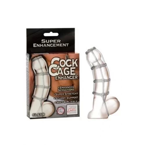 Ring erekcyjny Cock Cage Enhancer Smoke