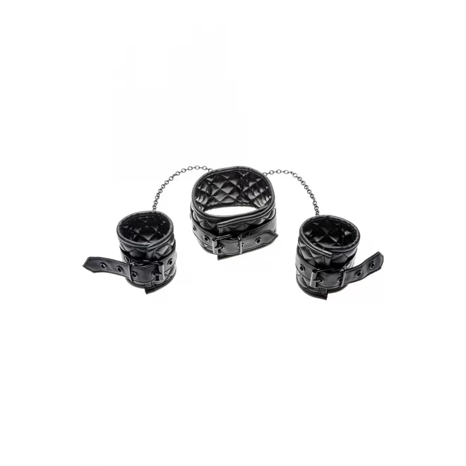 Collar + wrist cuffs