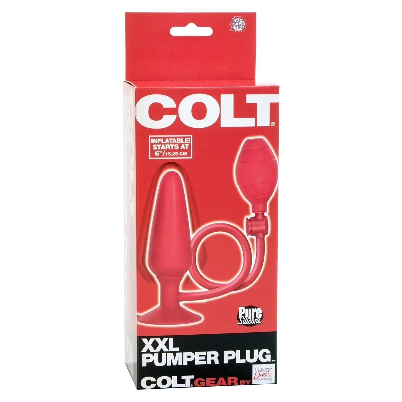 Wielki nadmuchiwany korek analny Colt XXL Pumper Plug (2 kolory) - 03  135827 - SUPER CENA - Venus Sklep | Erotyczne Sny