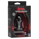 Wet works explore premium silicone anal plug mini - black