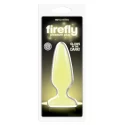 Plug analny świecący w ciemności Firefly Pleasure Plug Medium (3 kolory)