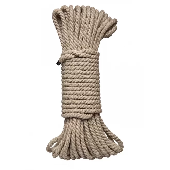 Bind & tie hemp bondage rope 1524 cm. (50 ft.) - natural