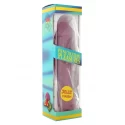 Żelowe, klasyczne dildo Jelly Purple Dong