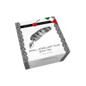 Korek analny z futerkowym ogonkiem Jewellery Small Silver Stripe Tail