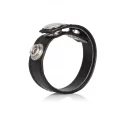 Leather 3 snap ring