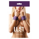 Fioletowe nakładki na nadgarstki Lust bondage wrist cuffs