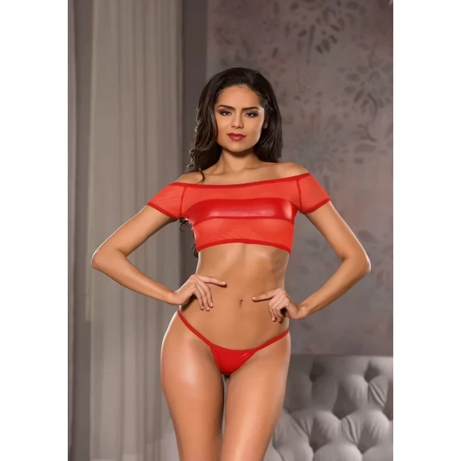 Zestaw top i stringi