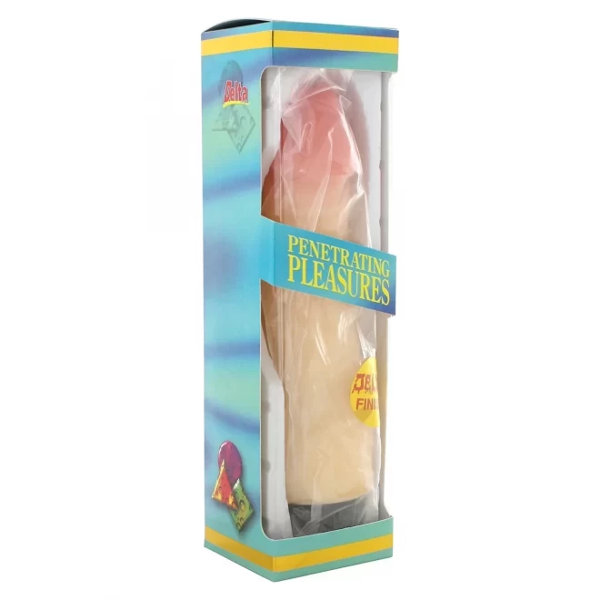 Realistyczny wibrator Rubber Pink