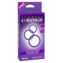 Zestaw pierścieni na penisa Fantasy C-Ringz Silicone 3 Piece Stamina Set