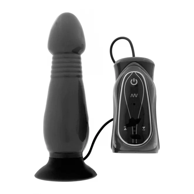 Wibrator analny Thrusting Butt Plug (2 kolory)