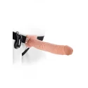 Strap-On dla niej i dla niego Fetish Fantasy Vibrating Hollow Strap-On With Balls 11 (2 kolory)