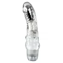 Vibrating massager 6 inch clear