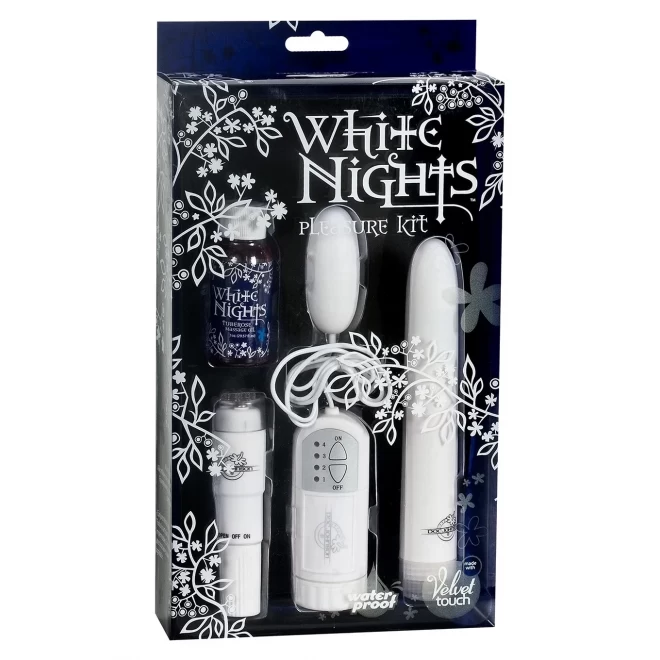 Zestaw wibratorów i stymulatorów White Nights Pleasure Kit