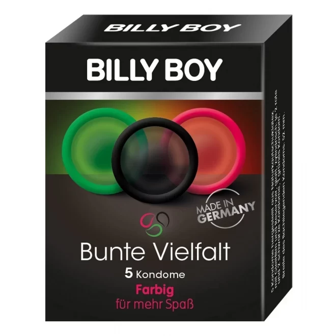 Kolorowe prezerwatywy Billy Boy Fun 5 szt.