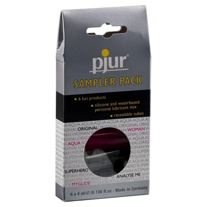 Zestaw 6 różnych żeli Pjur Sampler Pack 6x4ml