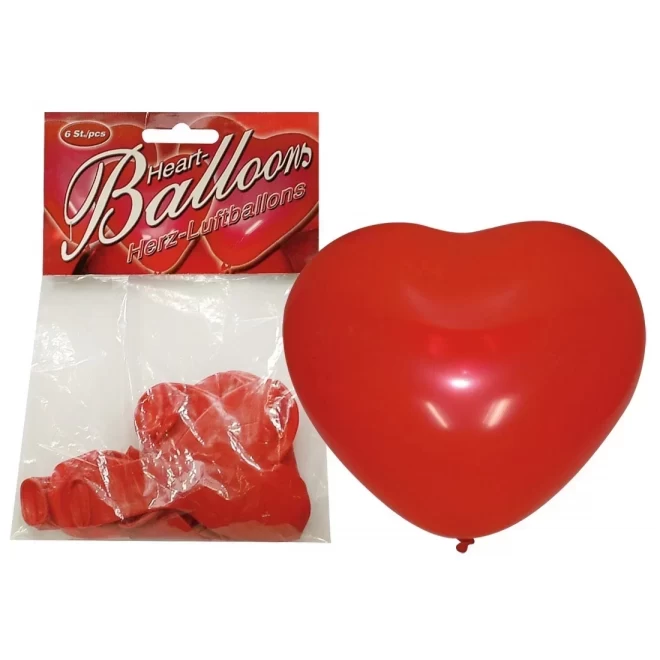 Balony w kształcie serca Herzluftballon 6er