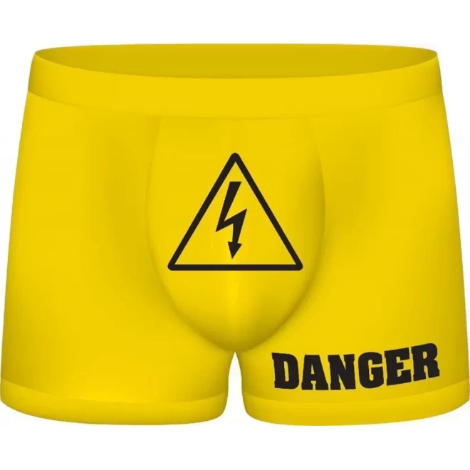 Bokserki męskie funny boxers danger