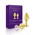 Rianne s - booty plug luxury set 2x gold