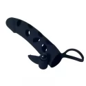 Pretty love 6 inch vibrating penis sleeve black