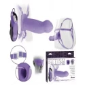 Wibrujący strap-on Fetish Fantasy Vibrating 7 Hollow Strap-On