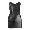 Noir handmade glamorous corsage minidress 