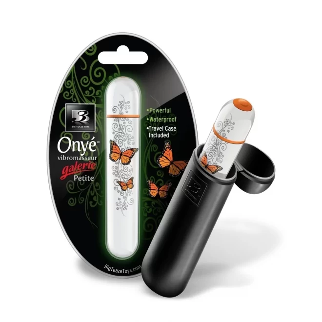 *btt b3 onye petite butterfly vibrator orange (mini)