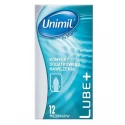 Extra nawilżane prezerwatywy Unimil Lube+ 12szt
