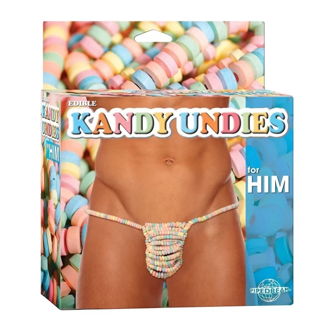 Edible kandy g-string pouch for him