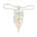 Edible kandy g-string pouch for him