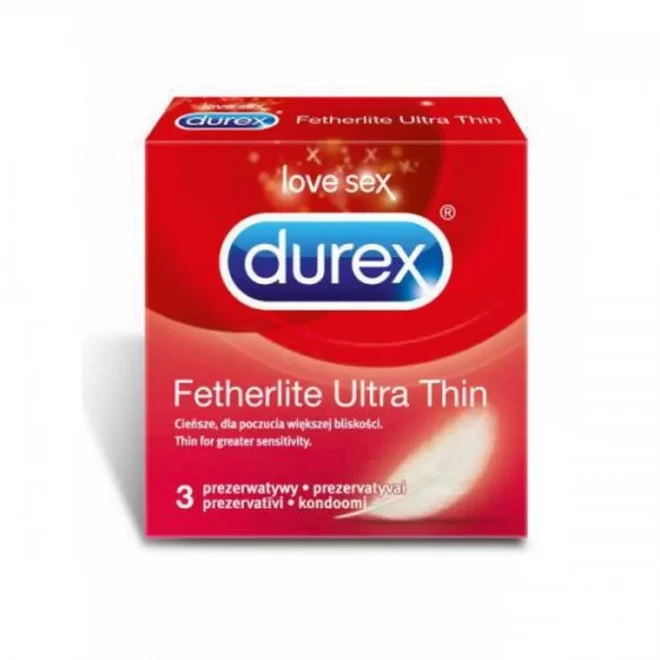 Prezerwatywy Durex Fetherlite Ultima Thin 3 szt.