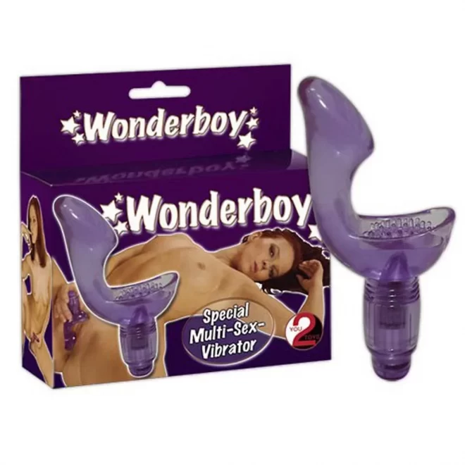 Żelowy wibrator łechtaczkowy Wonderboy