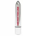 Motley crue - too fast for love 10-function bullet vibrator (silver)