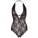 Lace Deep-V Halter Teddy O/S