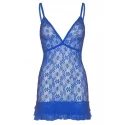 Urocza, koronkowa koszulka Chemise With Ruffle Skirt (2 kolory)