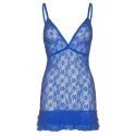 Urocza, koronkowa koszulka Chemise With Ruffle Skirt (2 kolory)