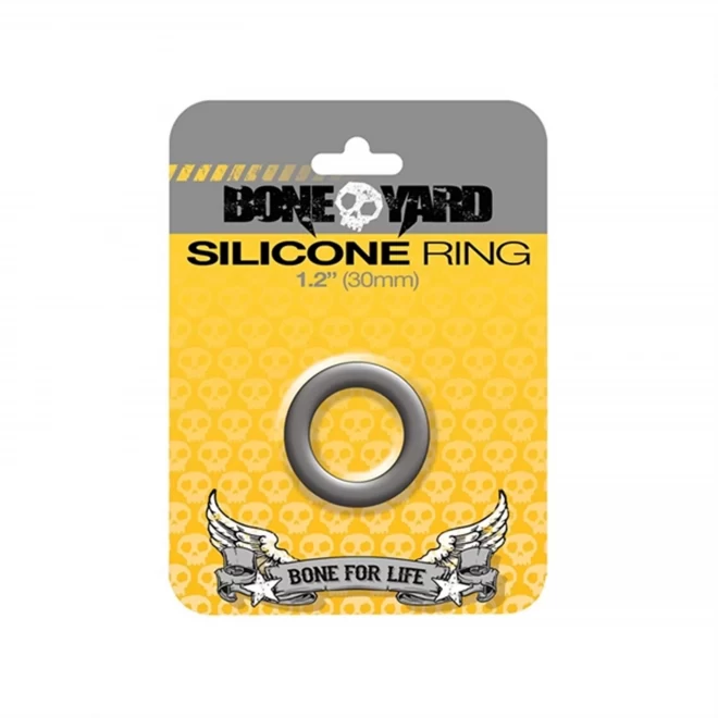 Boneyard silicone cock ring 30 mm. - grey