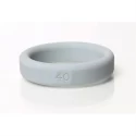 Boneyard silicone cock ring 5 piece kit - grey