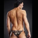 Blue line pro-mesh side-tie bikini grÃ¼n camo 